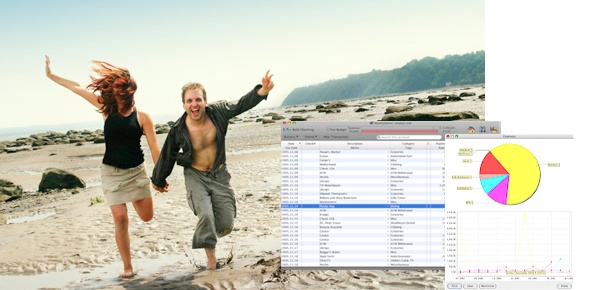 Moneydance personal finance running on a Mac